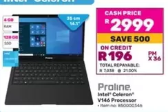 Proline - Intel Celeron V146 Processor