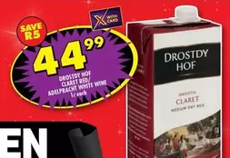 Drostdy Hof - CLARET RED/ ADELPRACHT WHITE WINE