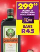 Jagermeister - ORIGINAL/ORANGE LIQUEUR
