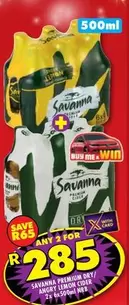Savanna - PREMIUM ORY/ ANGRY LEMON CIDER