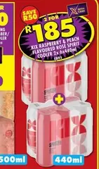 RASPBERRY & PEACH FLAVOURED ROSE SPIRIT COOLER