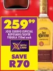 Jose Cuervo - REPOSADO/SILVER TEQUILA 750ml each