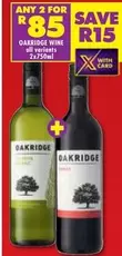 OAKRIDGE WINE