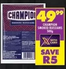 champion - Smoked Russians