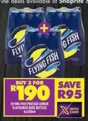 Flying Fish - PRESSED LEMON FLAVOURED BEER BOTTLES