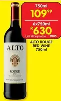 Alto - ROUGE RED WINE
