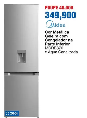 Geleira com Congelador na Parte Inferior MDRB370