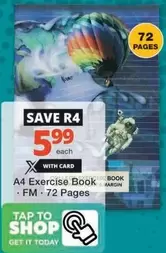 Today - A4 Exercise Book