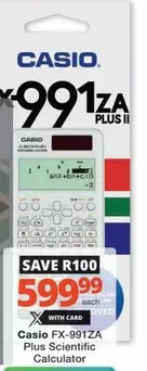 CASIO - FX-991ZA Plus Scientific Calculator