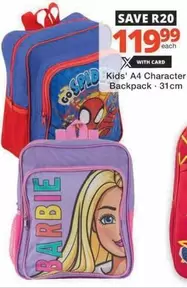 Barbie - Kids' A4 Character Backpack