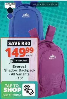 Everest - Shadow Backpack