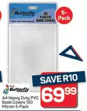 A4 Heavy Duty PVC Book Covers