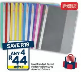 Lion - A4 Report Folder Medium Duty