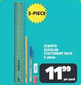 Scripto - SCHOLAR STATIONERY PACK