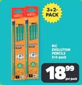 BIC - EVOLUTION PENCILS