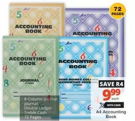A4 Accounting Book