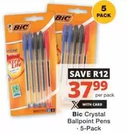 BIC - Crystal Ballpoint Pens
