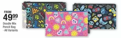 Doodle Mix Pencil Bag
