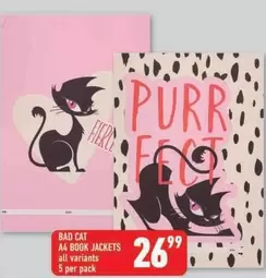 CAT - A4 BOOK JACKETS