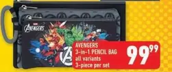 Avengers - 3-in-1 PENCIL BAG