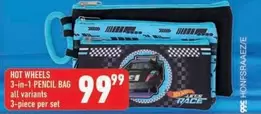 Hot Wheels - 3-in-1 PENCIL BAG