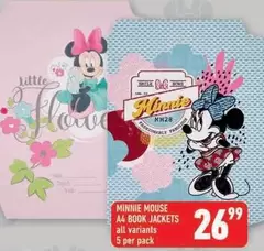 Minnie Mouse - MINNIE MOUSE A4 BOOK JACKETS
