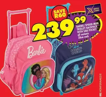 Barbie - TROLLEY BACKPACK