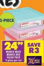 MUNCH MATE MUNCH BOX VALUE PACK