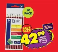 STAEDTLER - TRADITION HB PENCILS