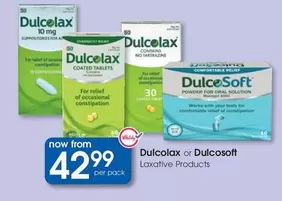 Dulcolax or Dulcosoft