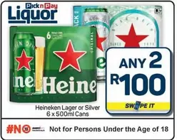 Heineken - Lager or Silver