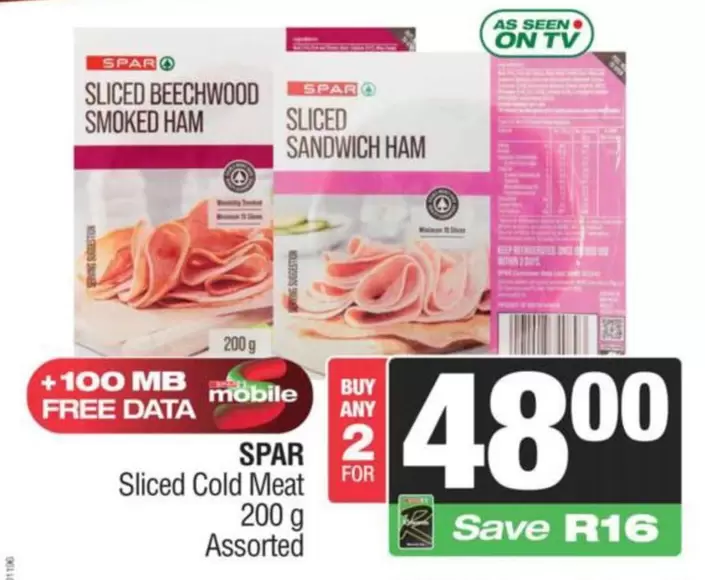 Spar - Sliced Cold Meat
