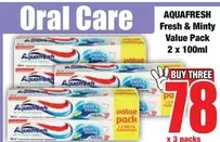 Aquafresh - Fresh & Minty Value Pack