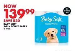 Baby Soft - 2-PLY TOILET PAPER