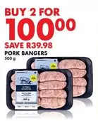 PORK BANGERS