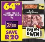 Eskort - Pork Meaty Bones