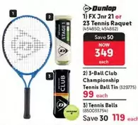 Dunlop - FX Jnr 21 or 23 Tennis Raquet