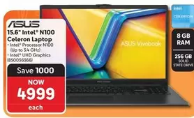 Asus - Intel N100 Celeron Laptop
