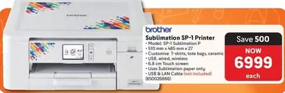 Brother - Sublimation SP-1 Printer
