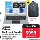 Proline - Celeron Backpack Bundle