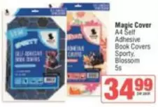 Blossom - A4 Self Adhesive Book Covers