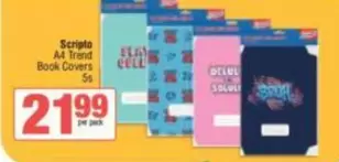 Scripto - A4 Trend Book Covers