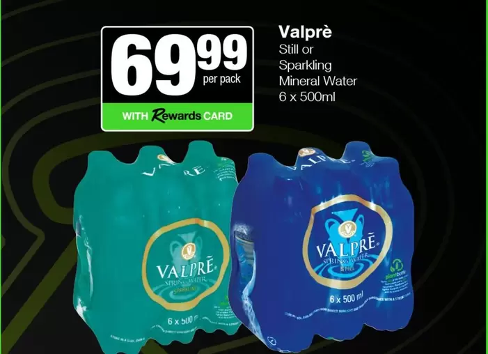 Valpre - Still or Sparkling Mineral Water