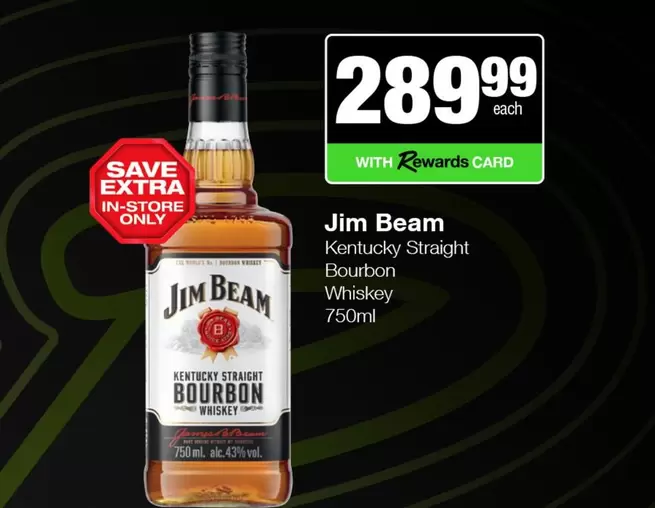 Jim Beam - Kentucky Straight Bourbon Whiskey