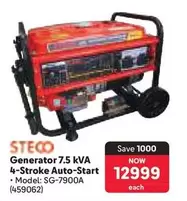 Generator 7.5 kVA 4-Stroke Auto-Start