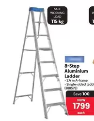 8-Step Aluminium Ladder