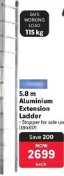 Aluminium Extension Ladder