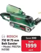 Bosch - 710 W 75 mm Belt Sander