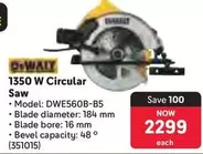 Dewalt - 1350 W Circular Saw