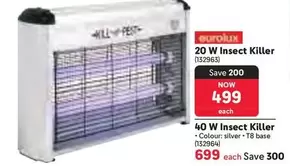 Eurolux - 20 W Insect Killer, 40 W Insect Killer